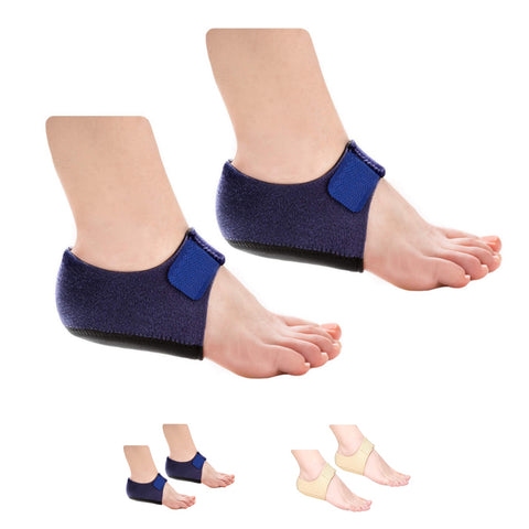 Seniors Care Foot Heel Silicone Cushion Shock Absorbing Pain Ankle Walking Relief 1 Pair