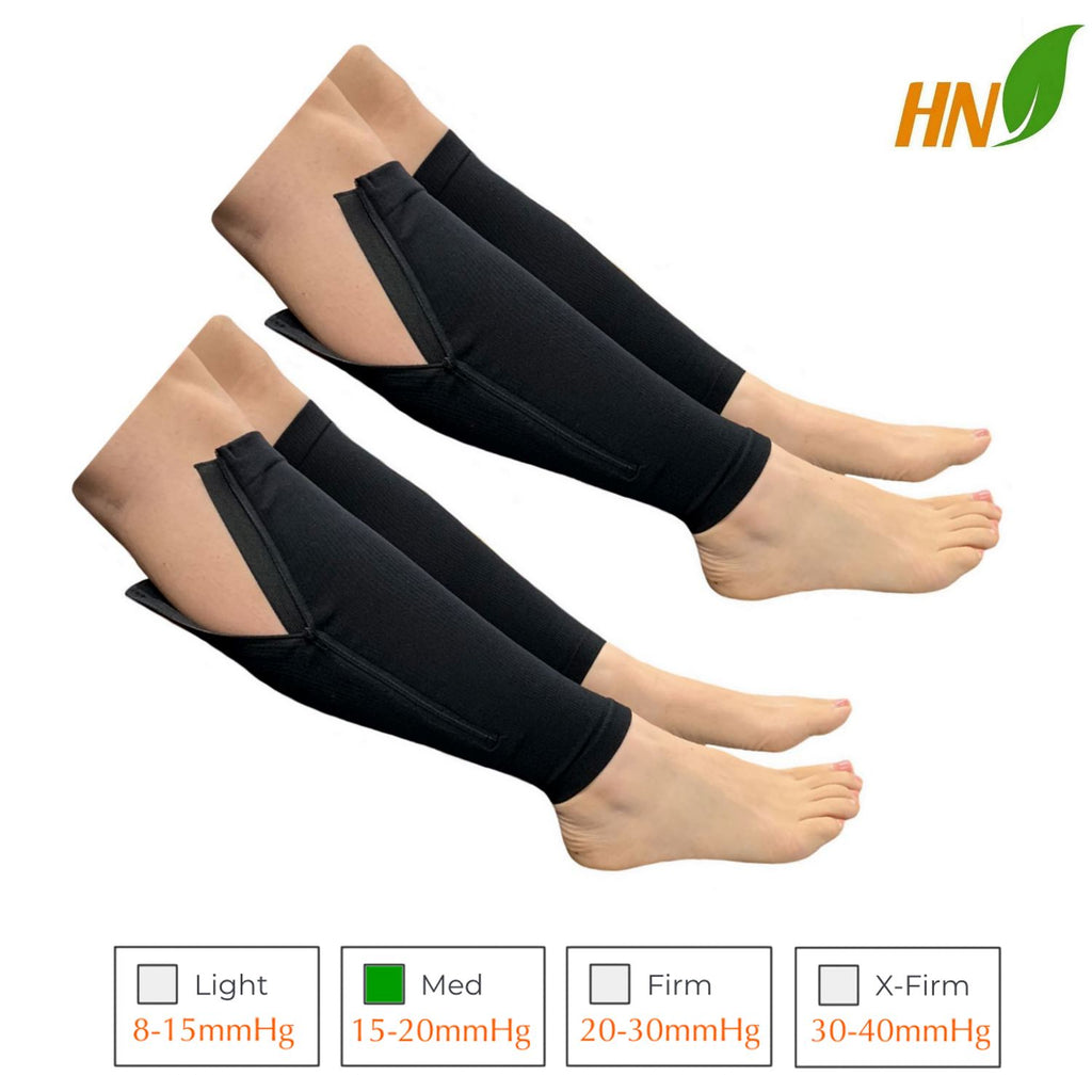 Presadee Shin 8-15 mmHg Mild Compression Leg Fatigue Circulation Calf Sleeve  (Nude, 3XL) : : Health & Personal Care
