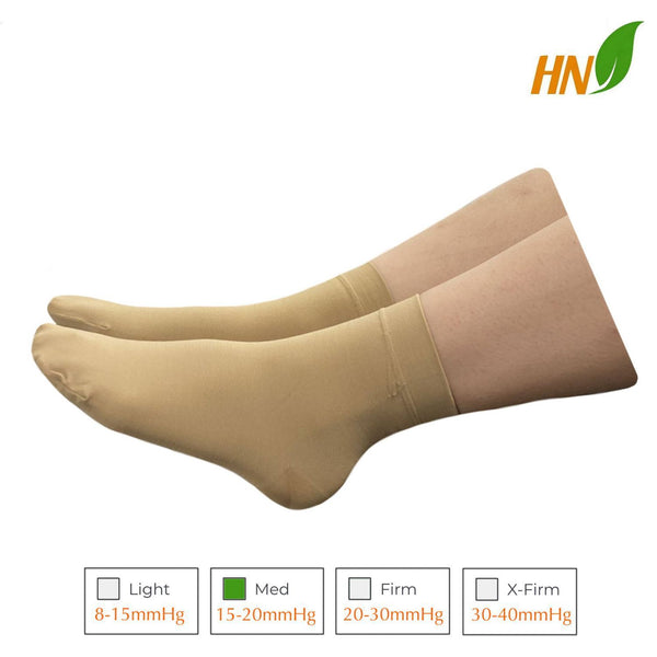 Closed Toe Ankle 15-20 mmHg Compression Circulation Fatigue Foot Sleeves